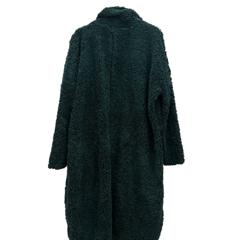 ASOS Extreme Oversized Duster Coat In Borg Ponderosa Pine - Picture 2 of 4